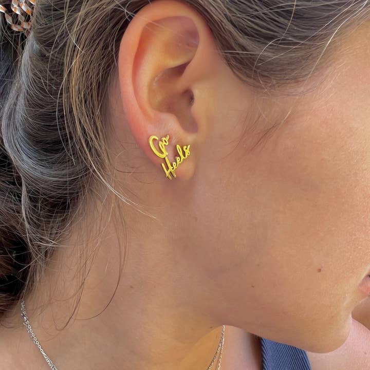 Steele Sloan Designs - Wholesale Stud/Post Earrings - Go Heels Earrings Perfect Gift for TarHeels Fans UNC Gameday4
