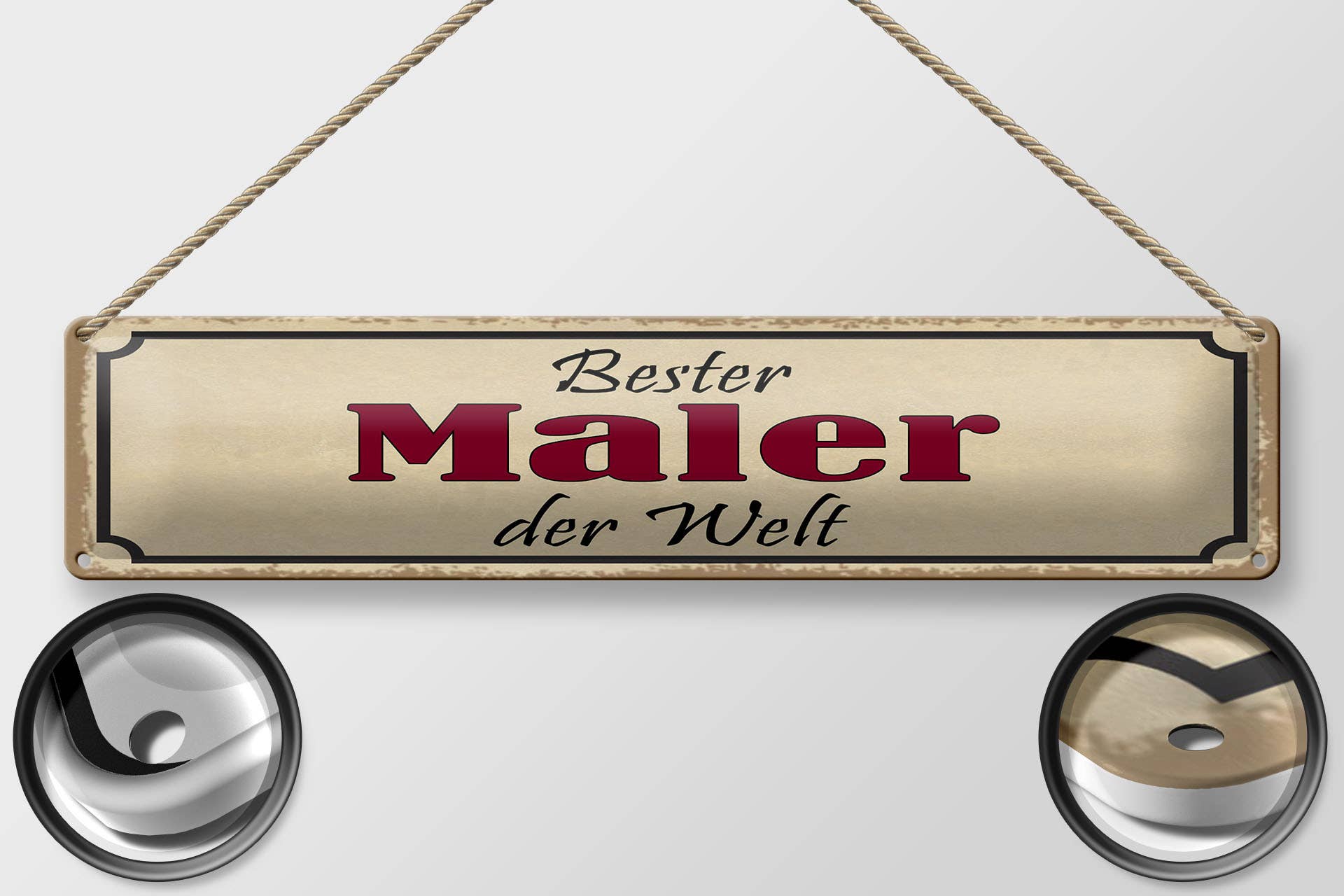 Femer - Wholesale Sign - Metal sign saying 46x10 cm Best Painter in the World sign1