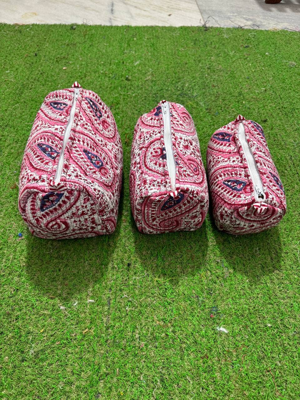 bhavnas boutique - Wholesale Makeup/Cosmetic Bag - Travel Bag Pure Cotton Bag Stylish Cosmetic Pouch for Women4