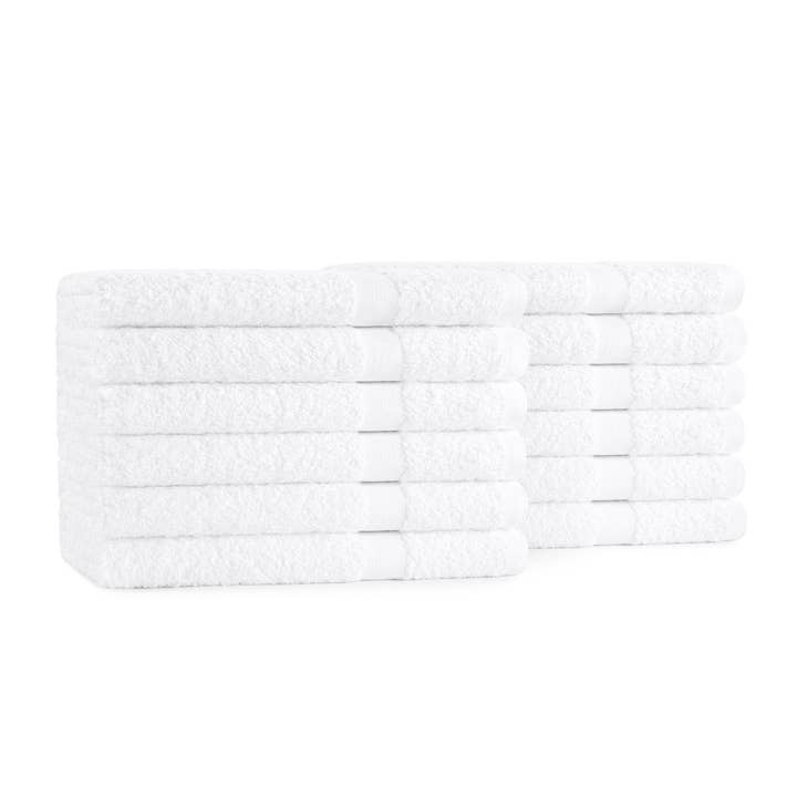 Arkwright Home - Wholesale Hand Towel - Admiral Hospitality Hand Towels (Case of 120) - 16x27 White1