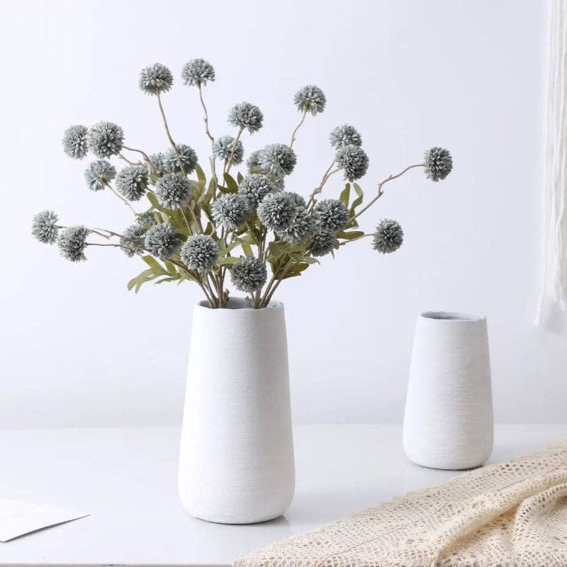 Kiyo Home - Wholesale Artificial flowers - Artificial Dandelion Flowers Set of 6 | Flower Decor | Silk19