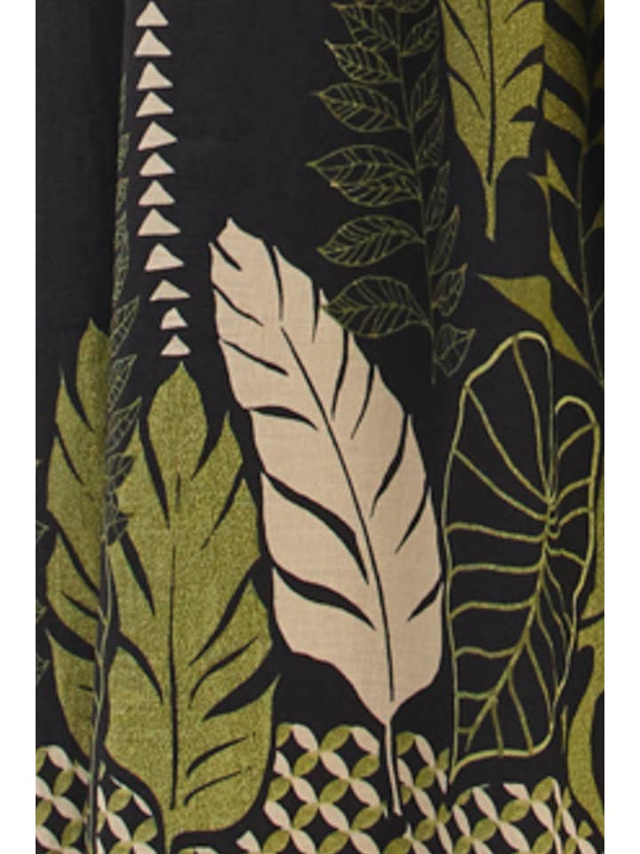 Final Touch – Vestido - Mulher por atacado – Vestido Midi com Detalhe de Smok na Cintura - VND40906C5