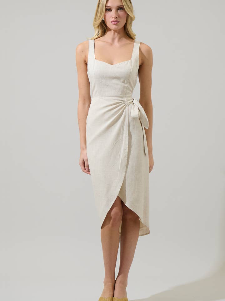 Beli-Wickel-Midikleid für den Großhandel von Sugarlips