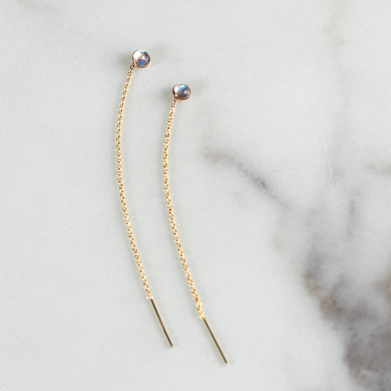 Heather Hawkins - Wholesale Dangle Earrings - Speedway Stud Thread Thru Earrings - 4mm - 14K Gold-Filled5