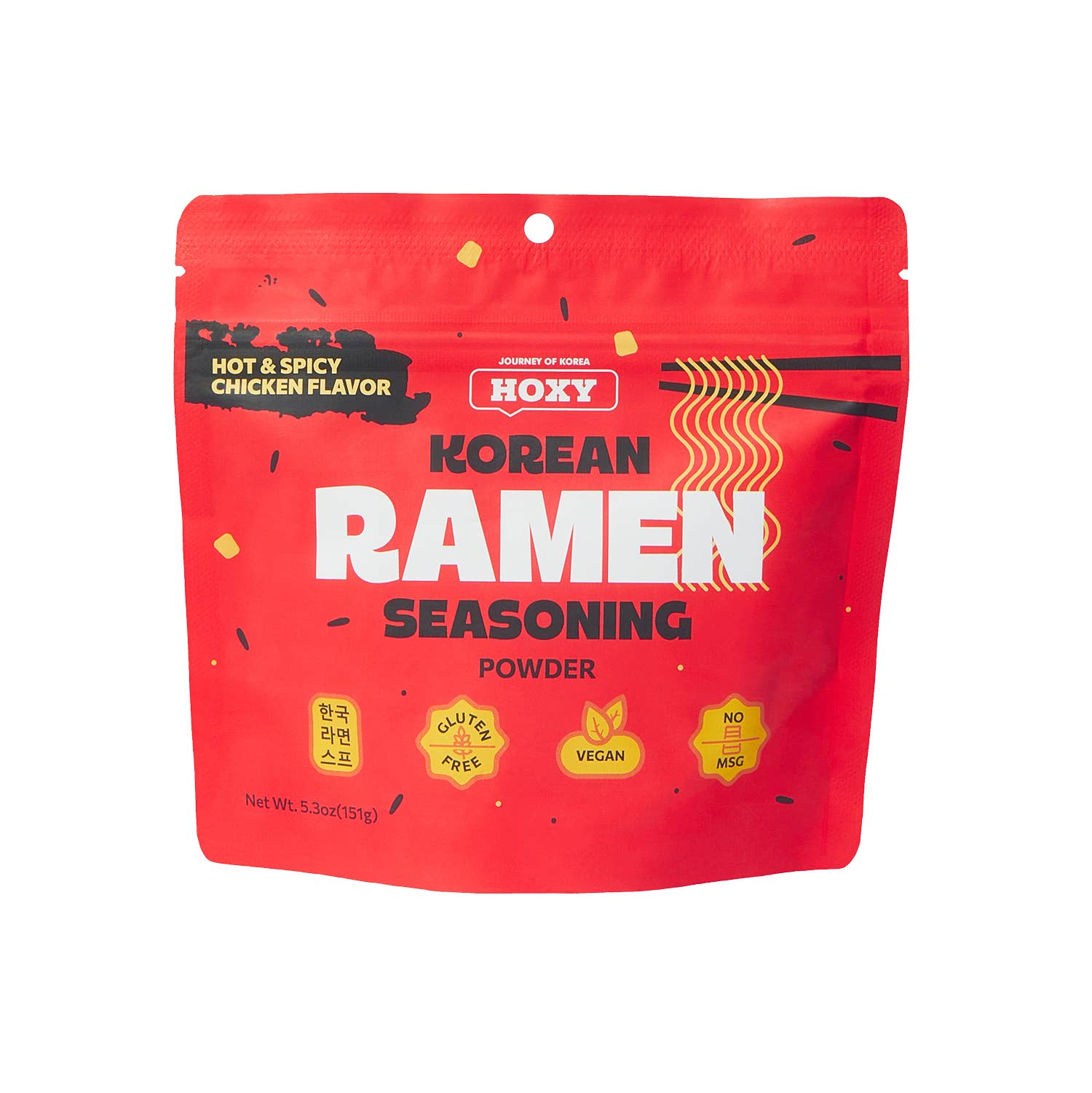 HOXY™ Korean Seasoning Powders - Wholesale Ramen - HOXY™ Ramen Seasoning Hot & Spicy Chicken Flavor No-MSG