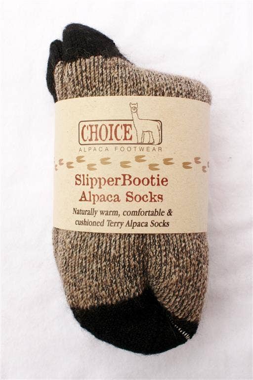 Choice Alpaca Products - Wholesale Socks - Unisex - "SlipperBootie" Alpaca Socks - Made in the USA6