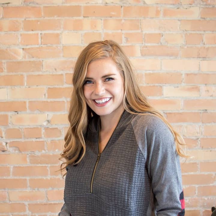 Quilted Buffalo Plaid Pullover for wholesale by Rogue Society Apparel®️