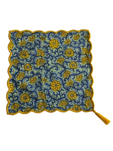 handkerchief With A Buttonhole : BLUE : One Size for wholesale by Yo Baby