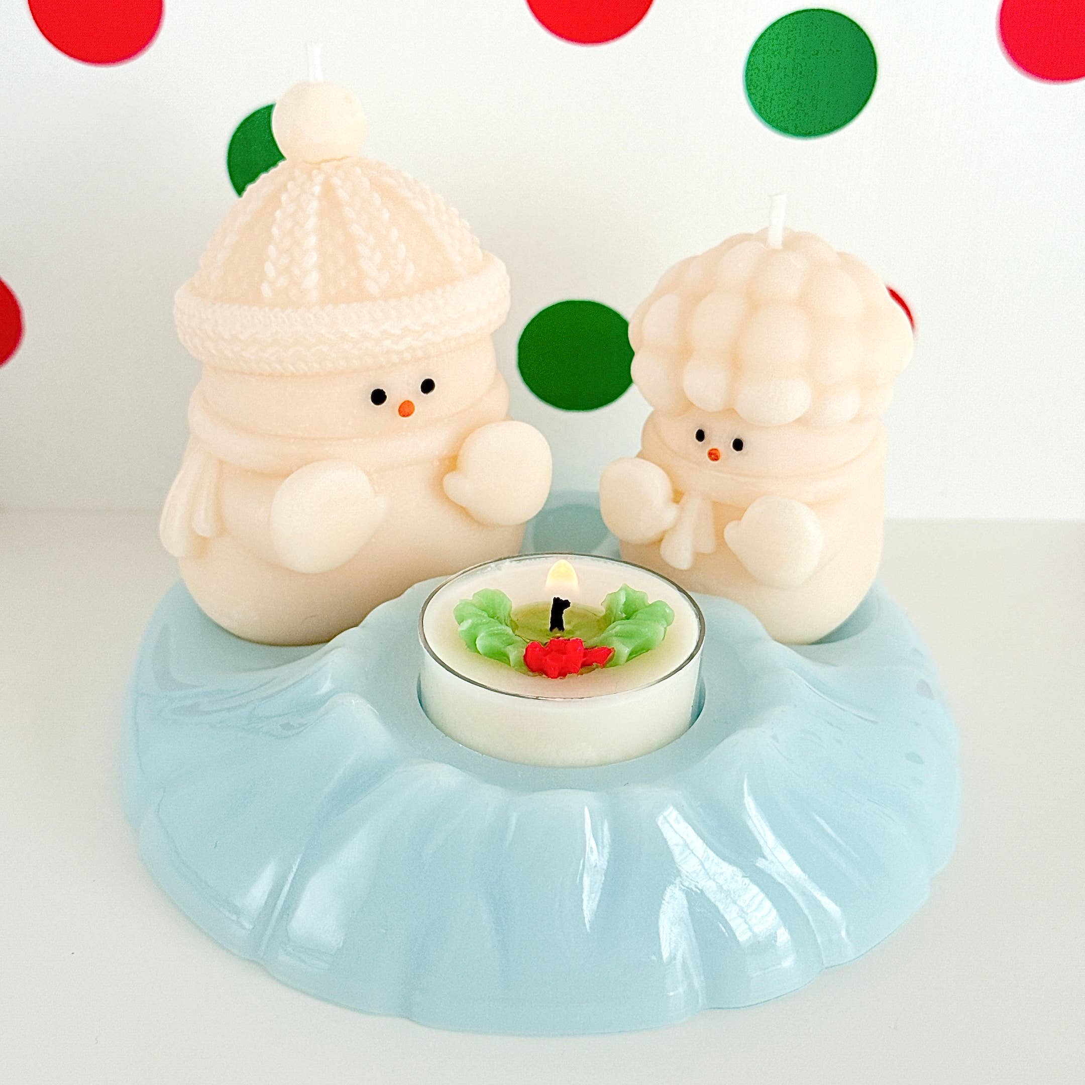The Cutest Hits - Wholesale Novelty Candle - Snowman Candle Gift Set | Christmas Candle Gift3