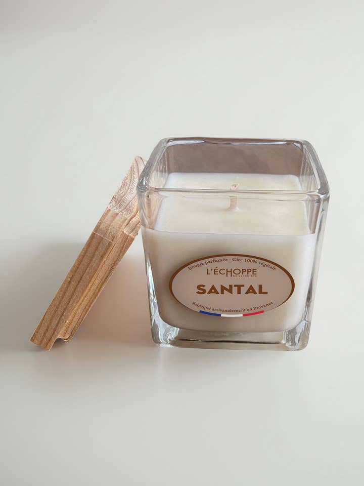 Sandalwood - Scented Candle 85g for wholesale by L'Échoppe Buissonnière