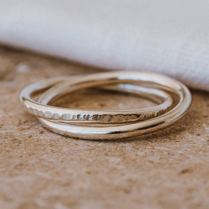 The 'Together' Ring Recycled Silver for wholesale by Imogen Rose Jewellery
