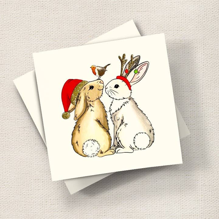 Christmas Bunnies for wholesale by English Graphics