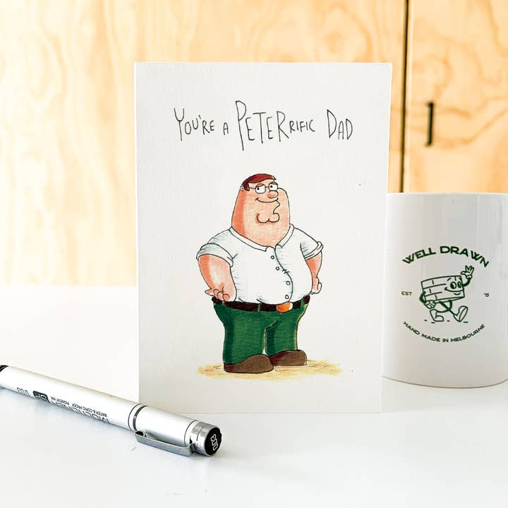 Well Drawn - Vente Carte pour la fête des Pères - Tu es un père formidable4