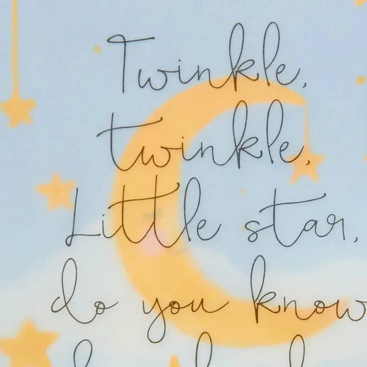 NIQUEA.D - Wholesale Baby Card - Twinkle Twinkle Moon Baby Card3