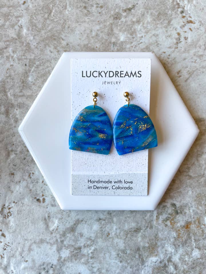 The Betty Handmade Polymer Clay Dangle Earrings for wholesale by LuckyDreams