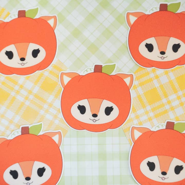 Clove Pumpkin Matte Sticker for wholesale by LulunaGhost