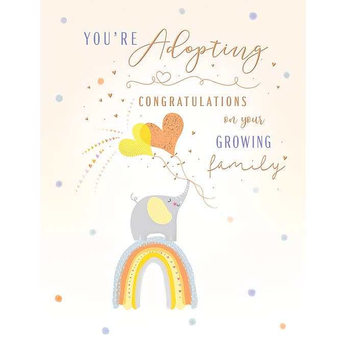 Piccadilly Greetings - Wholesale Baby Card - Baby Card, Adoption, Baby Ele