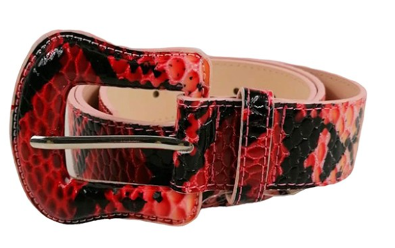 JIJOU CAPRI – wholesale Belt – Women's – ITBS  Italian Printed Snake Leather Belt JIJOU CAPRI 2