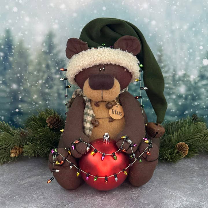 Titus the Tiding Teddy for wholesale by Honey and Me