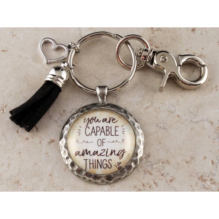 KEY11 - You Are Capable of Amazing Things Keychain for wholesale by Urban Charm