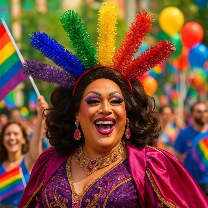 Headband - Pride Sparkle Spike for wholesale by RAWHER