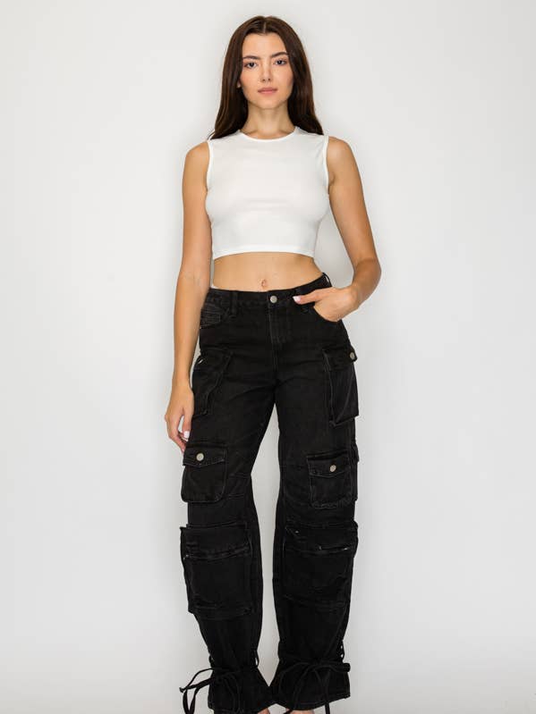 Jeans Rigidi a Vestibilità Dritta Daphne Non Elasticizzati per la vendita all'ingrosso da parte di Machine Jeans