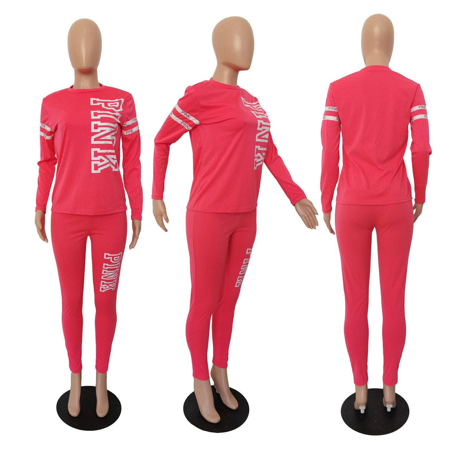 MB Fashion Wholesale - Wholesale Top & Pant Set (NOT Loungewear) - Women's - MB FASHION LETTER CAUSAL SETS 3598R7