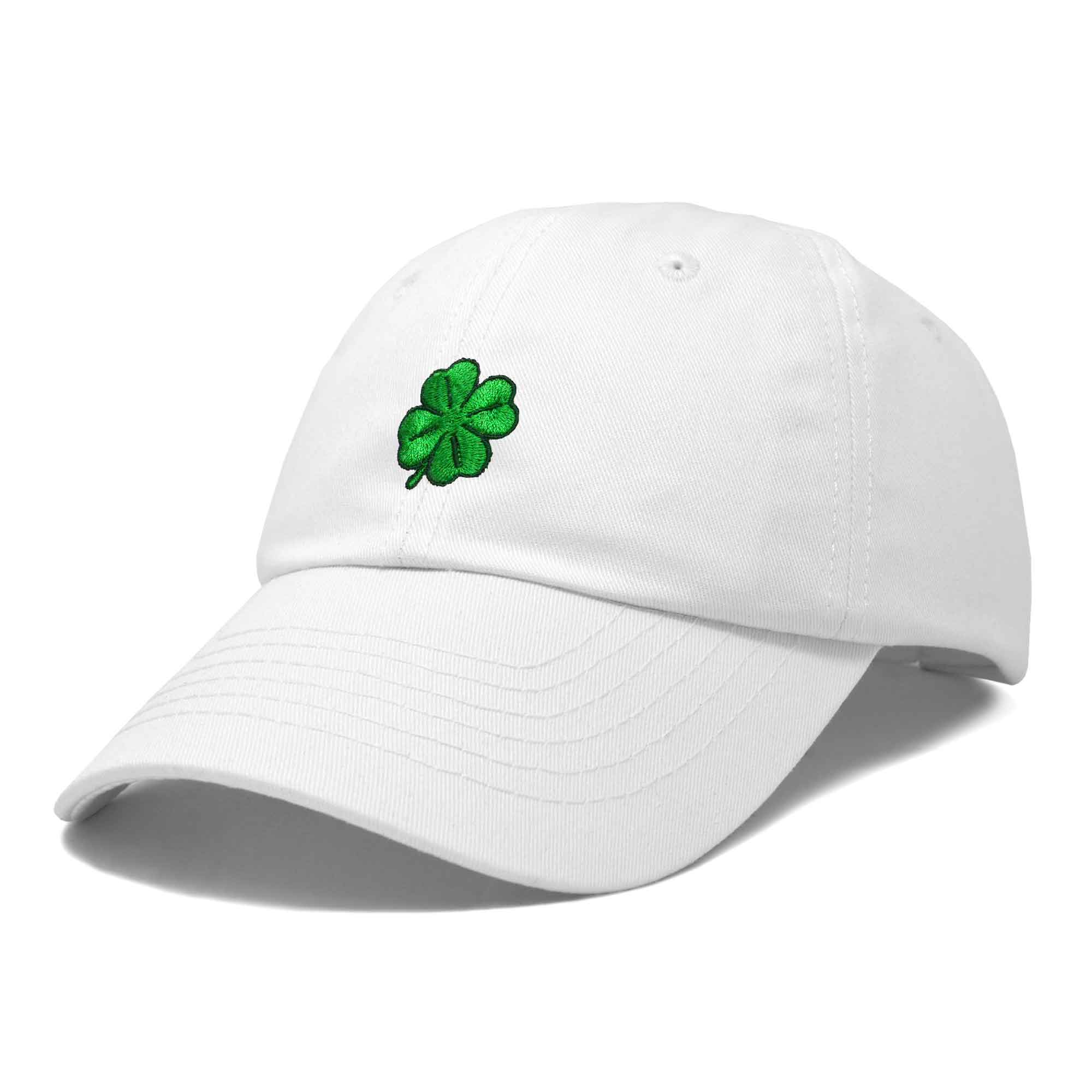 Dalix – wholesale Baseballkeps - Dam – Dalix Four Leaf Clover Hat Bollkeps St. Pattys Day Bomull85