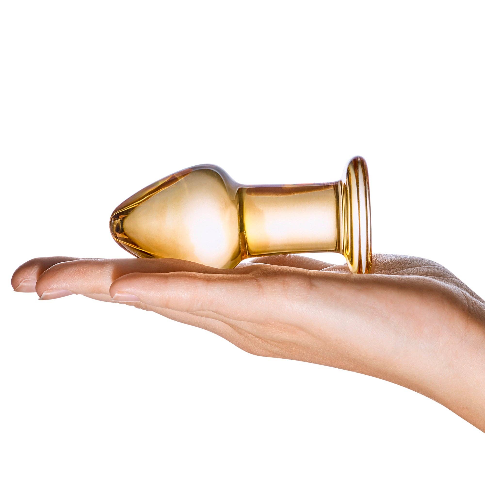 Lux Fetish Store - Wholesale Sex Toy - 3.5" Over Easy Butt Plug4