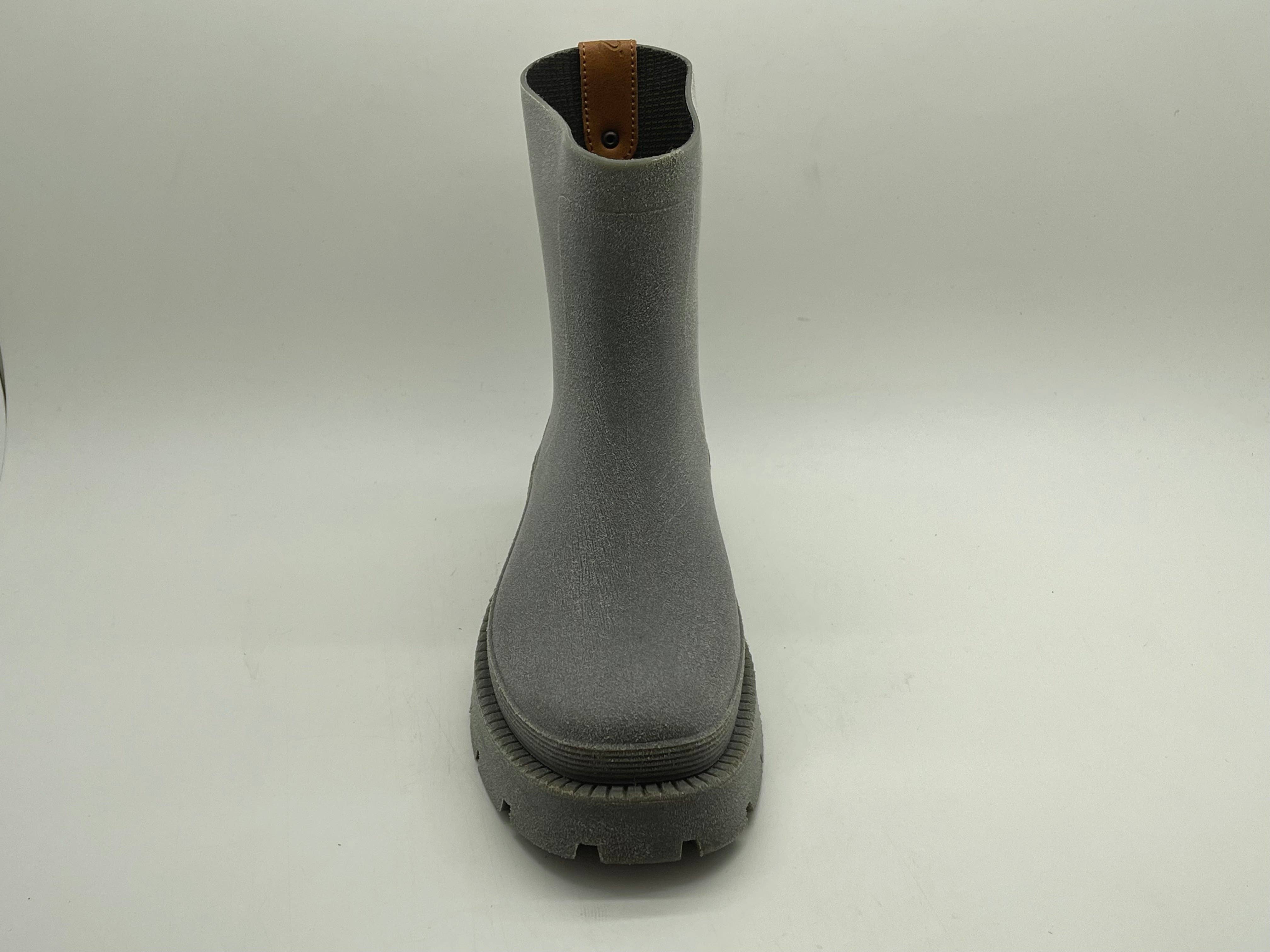 nat-2™ Bio Boot grey green vegan | 100% waterproof biodegradable rainboots for wholesale on Faire6
