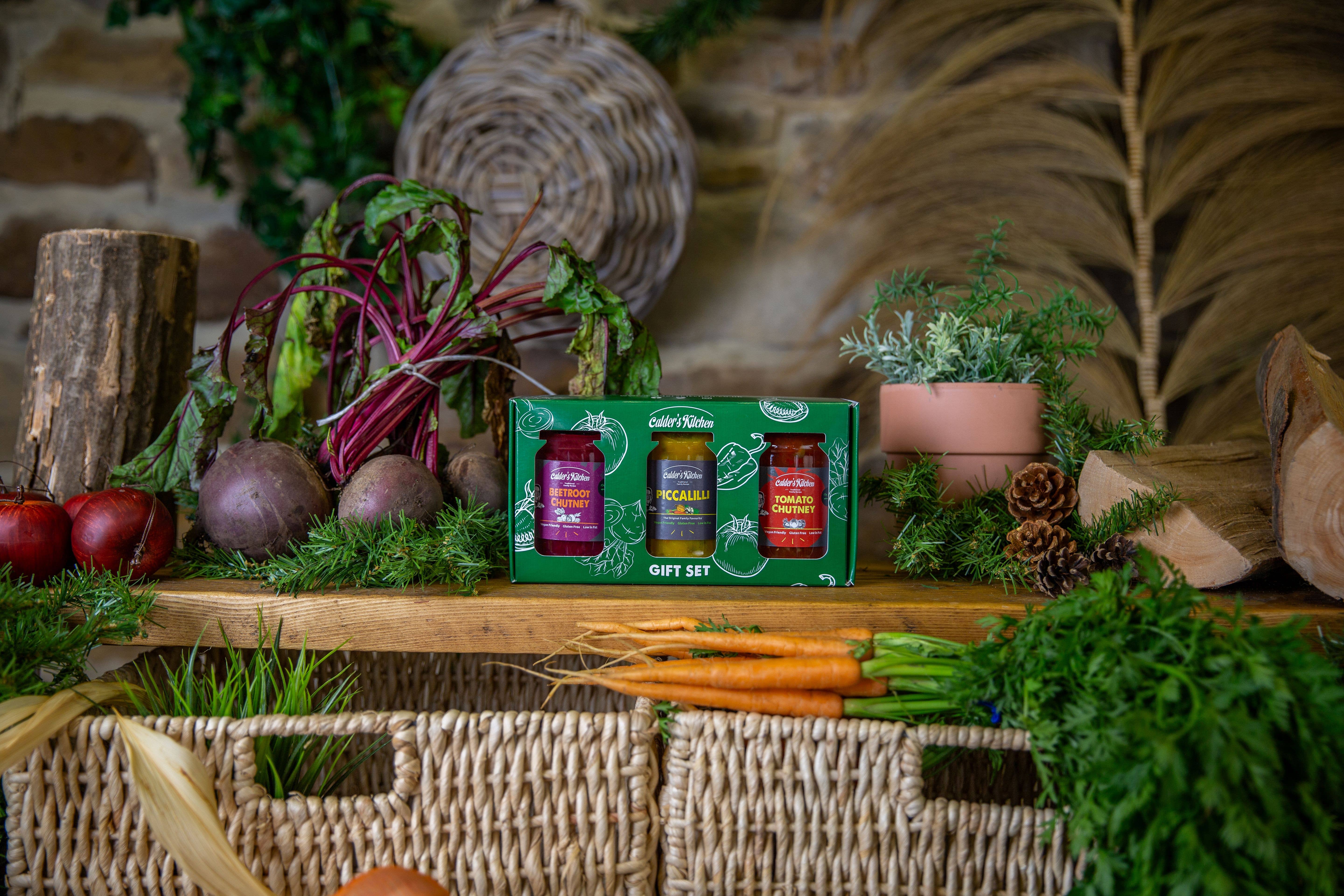 Calder's Kitchen – wholesale Pickled vegetables – Gluten Free Cheese Lover's Gift Set4