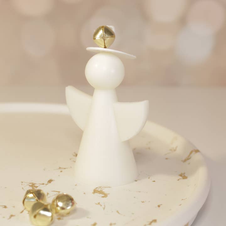 Angel Candle - Christmas Candle - Handmade Candle for wholesale by Aguas Claras Organics