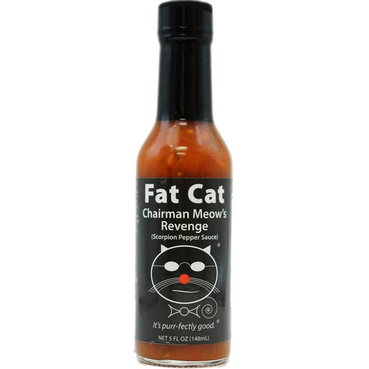 Fat Cat - Wholesale Hot Sauce - Chairman Meow’s Revenge Scorpion Pepper Hot Sauce (6 ct)2