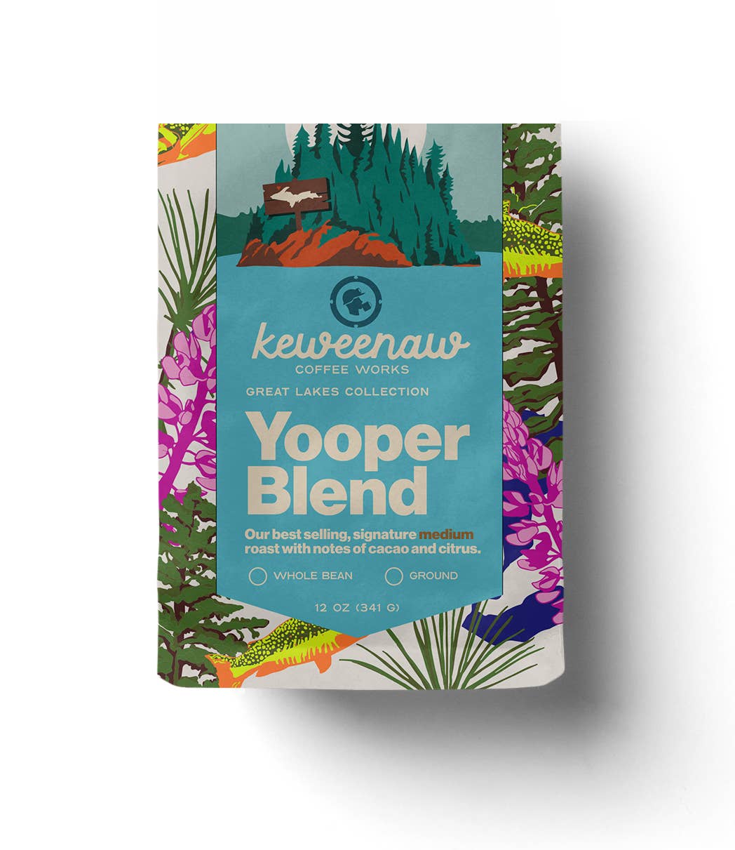 Keweenaw Coffee Works - Wholesale Coffee Beans - Yooper Blend - 12 oz