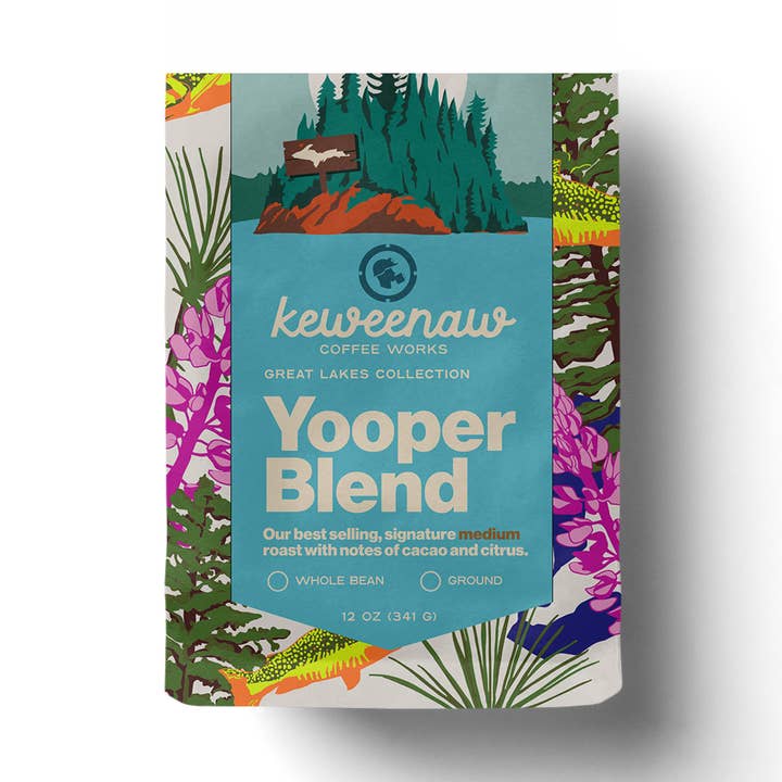 Keweenaw Coffee Works - Wholesale Coffee Beans - Yooper Blend - 12 oz0