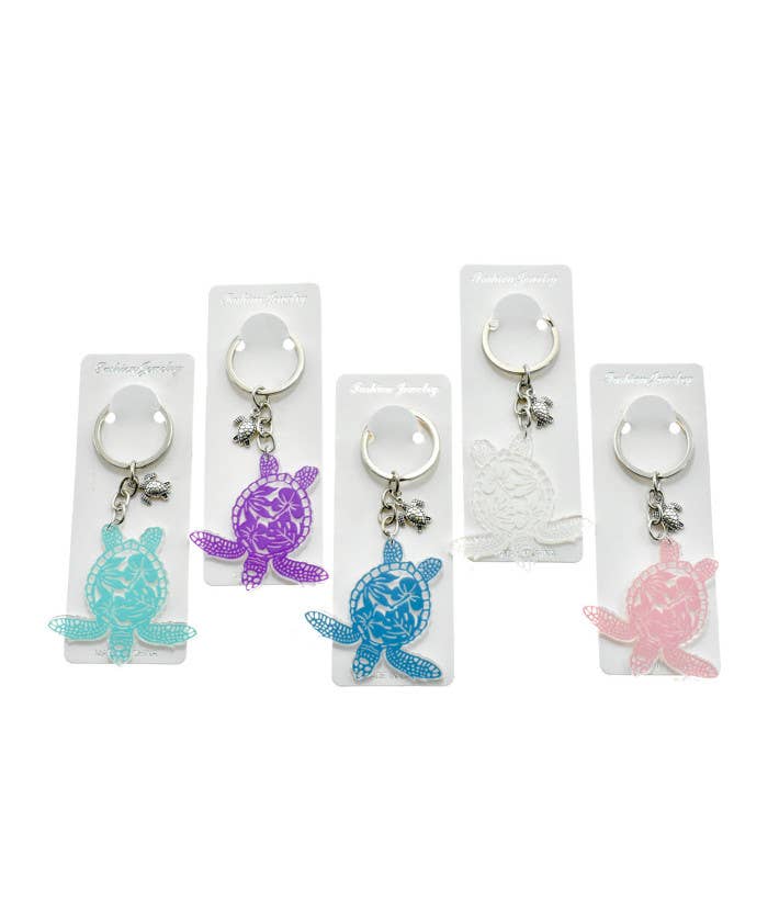 DK Hawaii - Wholesale Keychain - Unisex - Acrylic Honu Sea Turtle Key Chain1