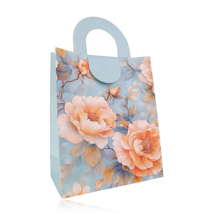 Accentra - Wholesale Gift Bag - Gift Bag FLOWERS 5 M Paper Bag, assorted in 4 designs1