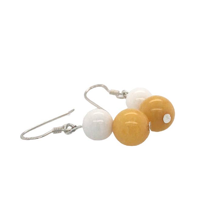 Yellow Ball Earrings for wholesale by Essjai Accessories