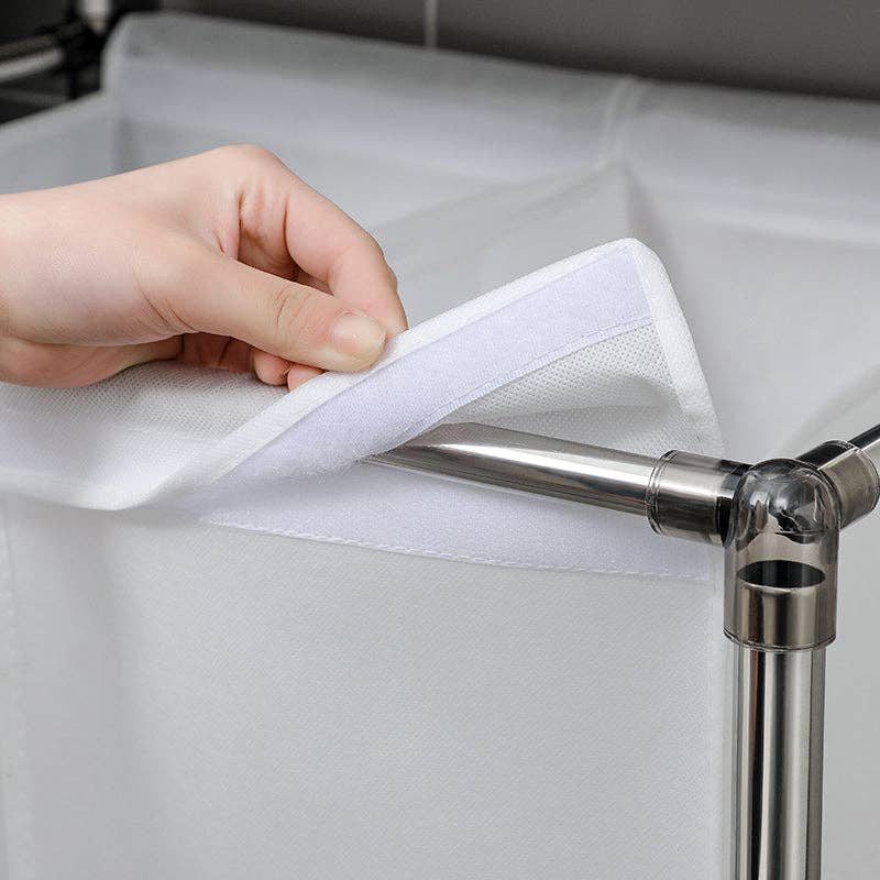 39F Inc. - Wholesale Laundry Basket - 2-Tier Laundry Sorter with 4 Removable Bags and Wheels4