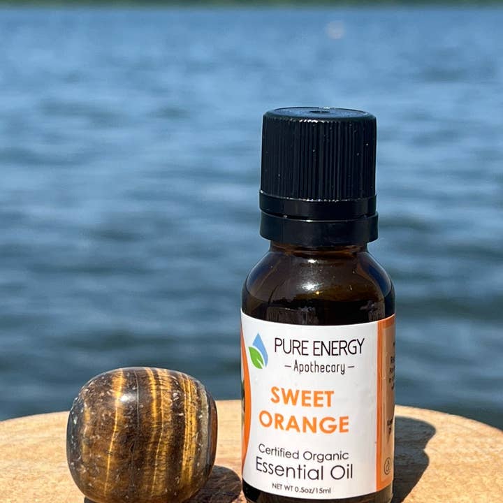 Set regalo Tiger's Eye & Sweet Orange EO Harmony per la vendita all'ingrosso da parte di Pure Energy Apothecary