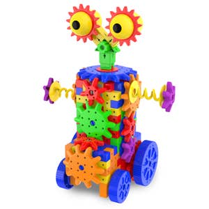Gears & Gadgets 194pc Kids Building Toys - Build Large & Small Robotic  Projects - STEM Toys for Kids Education - Construction Building Kit 