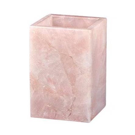 Rose Quartz Brush Holder for wholesale by ETEREO New York