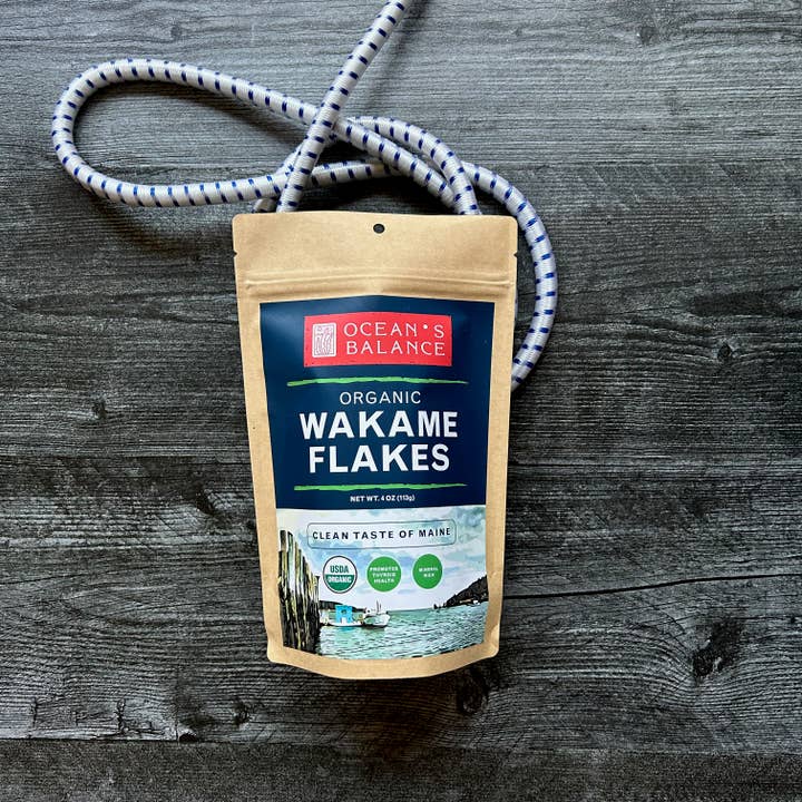 Ocean's Balance - Wholesale Dried/Dehydrated Vegetables - Organic Wakame Flakes