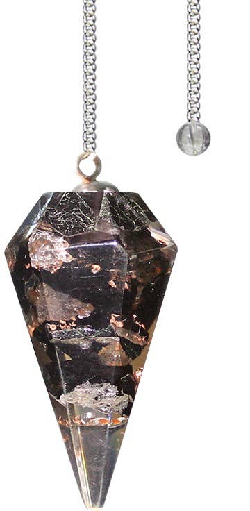 Green Tree – wholesale Meditationsprodukter – Pendel Orgonit med svart turmalin0