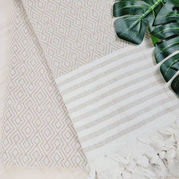 EBRU Home - Wholesale Beach towel - Turkish Towel set, Sand free Towel or Throw blanket,Handloom6