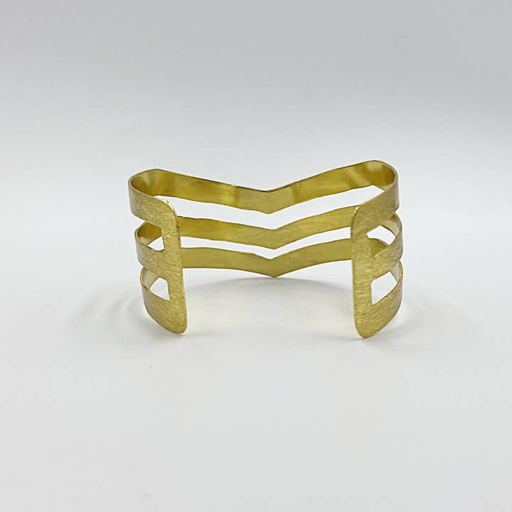 LA MAR - Wholesale Cuff Bracelet - WONDER gold-plated bracelet - Design with character6