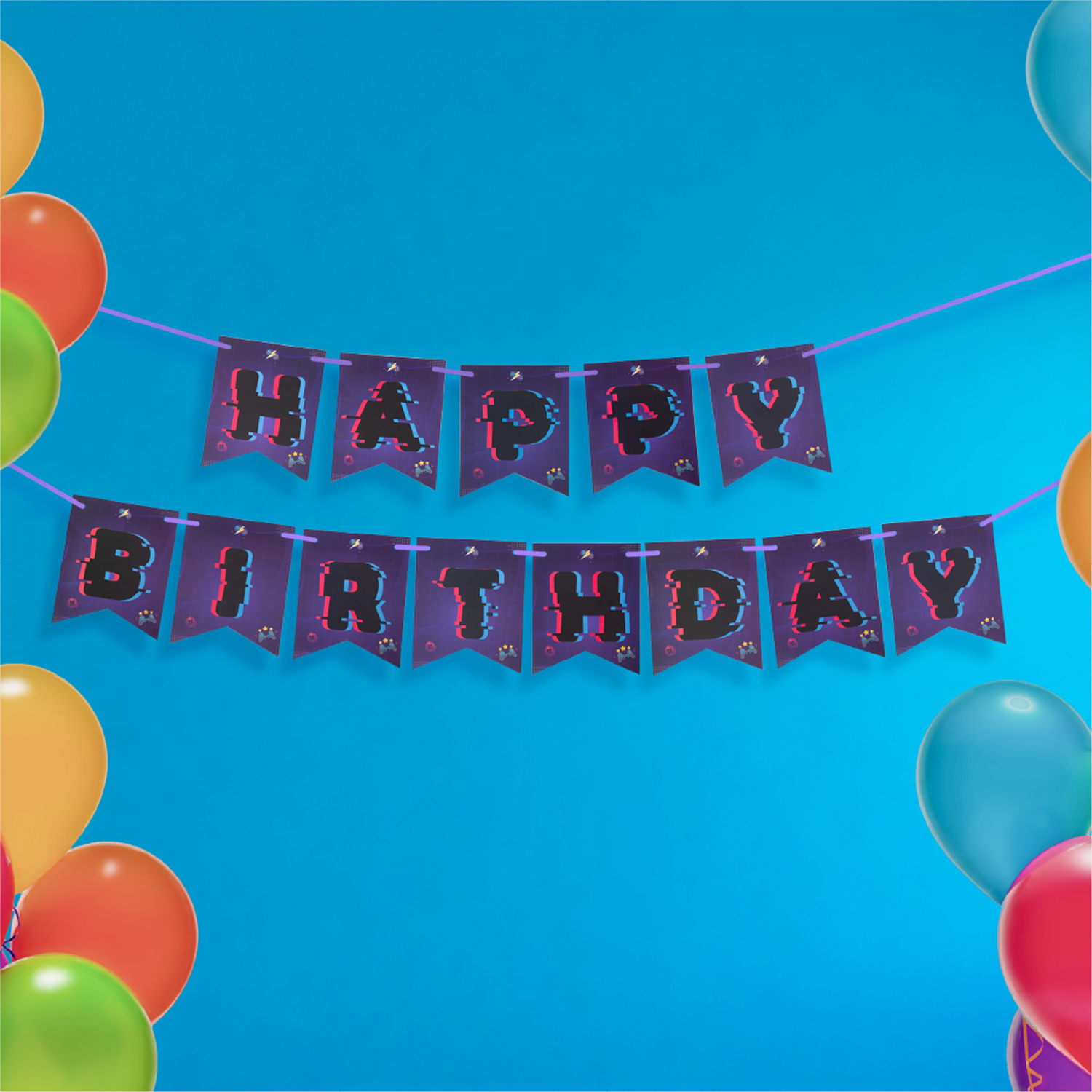 Mighty Mojo Toys - Wholesale Disposable Tableware Pack - Video Gamer Party In a Box!4