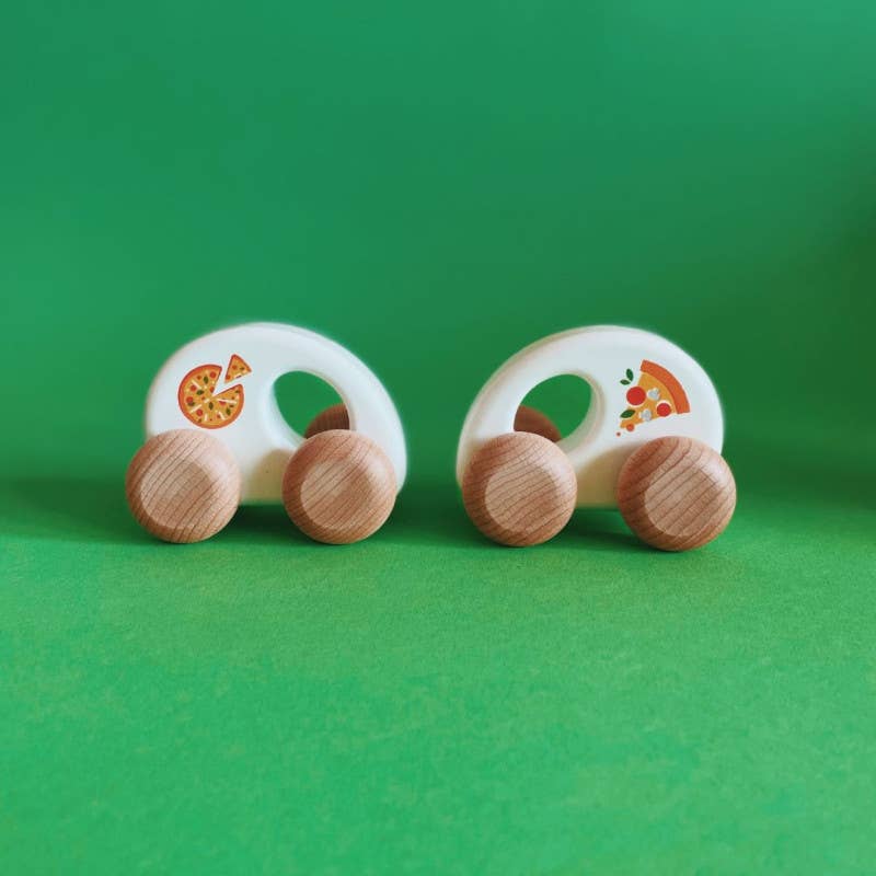 BAJO WOODEN TOYS - Wholesale Wood Toy - Kids - Pizza Car2