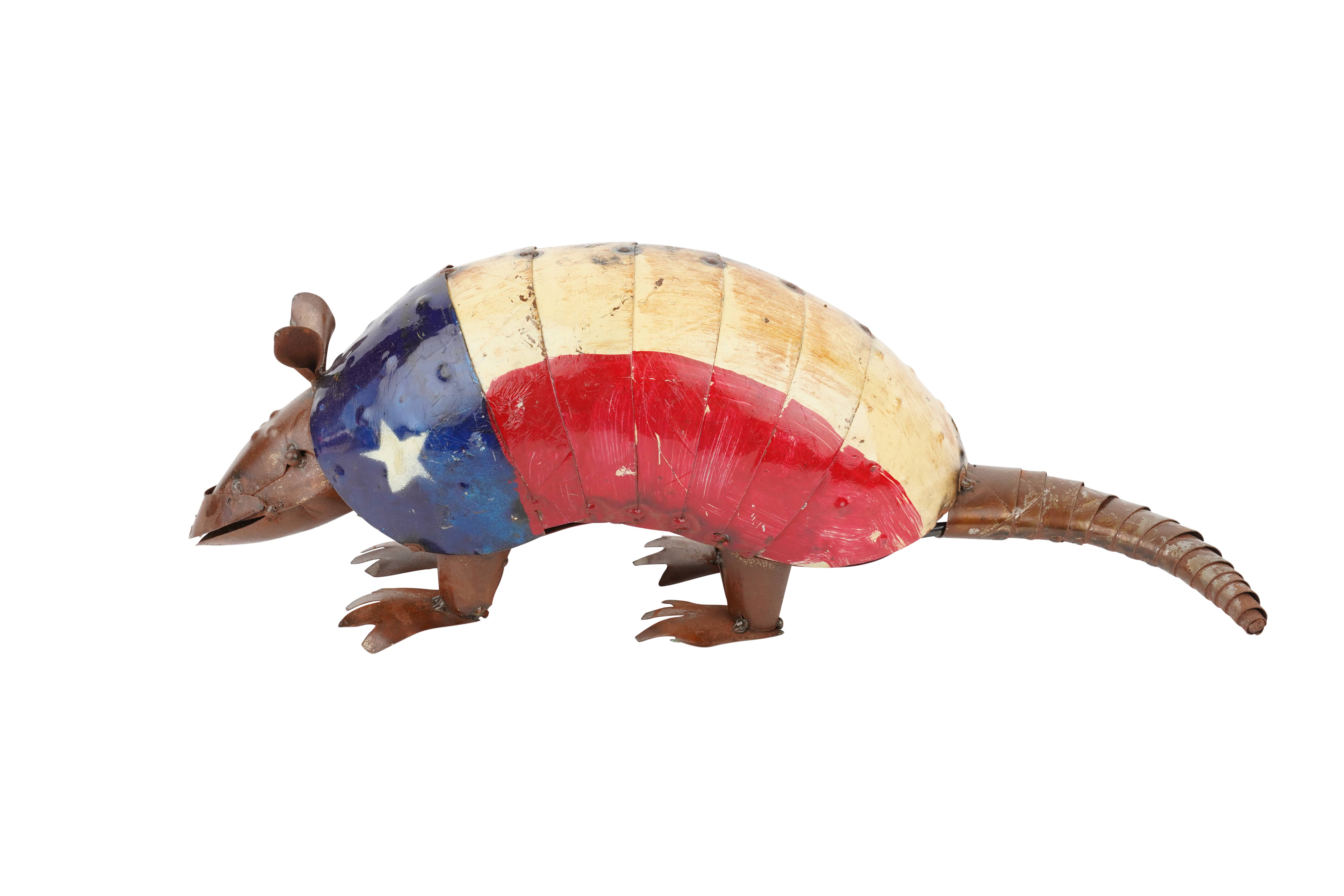 My Amigos Imports – wholesale Utomhusdekor – Andy™ Texas Armadillo-16x5x6 tum-metall-trädgård-gård1