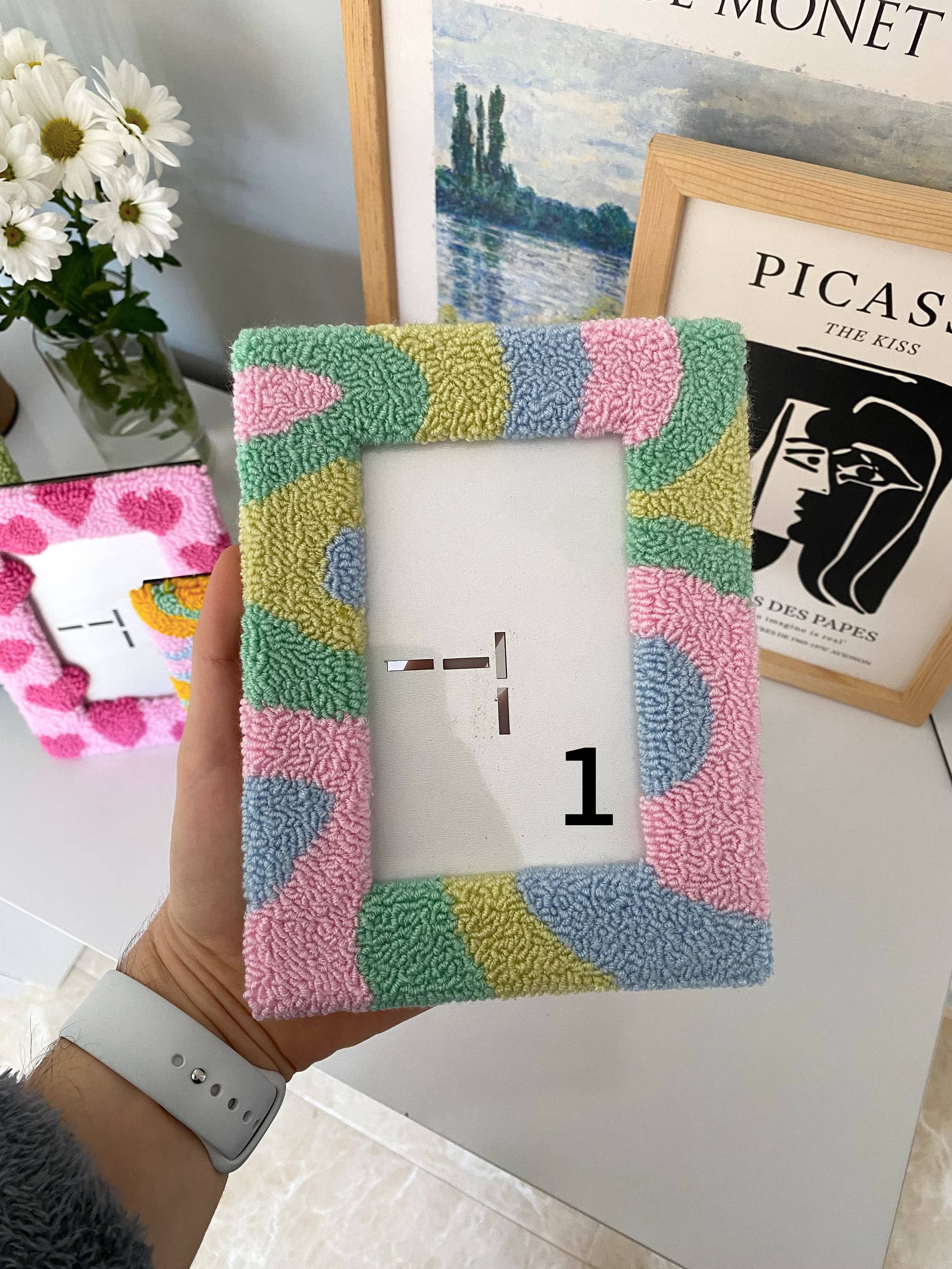 Mudita Rug Studio - Wholesale Picture Frame - Handmade Punch Needle Picture Frames, Picture frame0